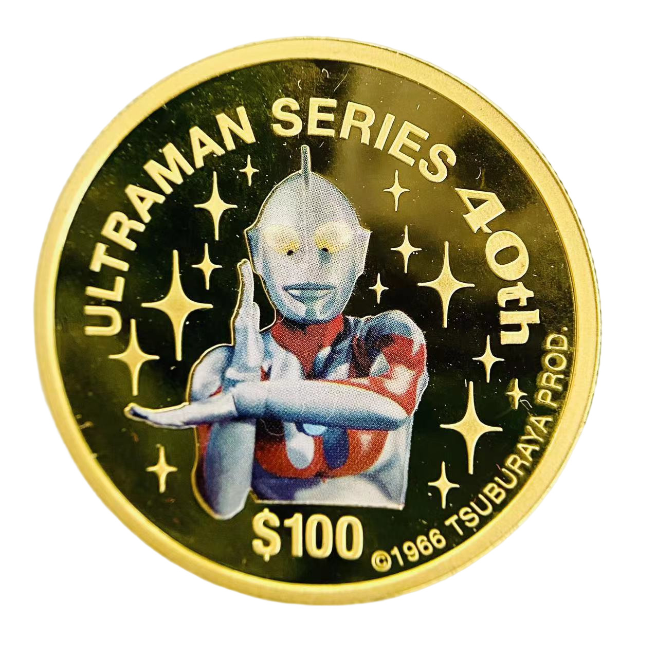 楽天市場】ウルトラマン 40周年記念コイン １オンスカラー金貨 ツバル
