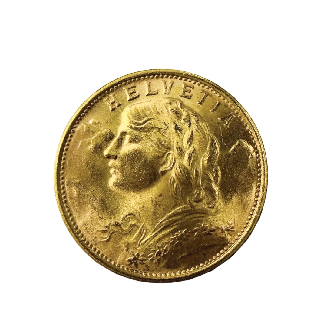 通販ならスイス 1922年 20フラン ブレネリ アルプス 少女 金貨の通販