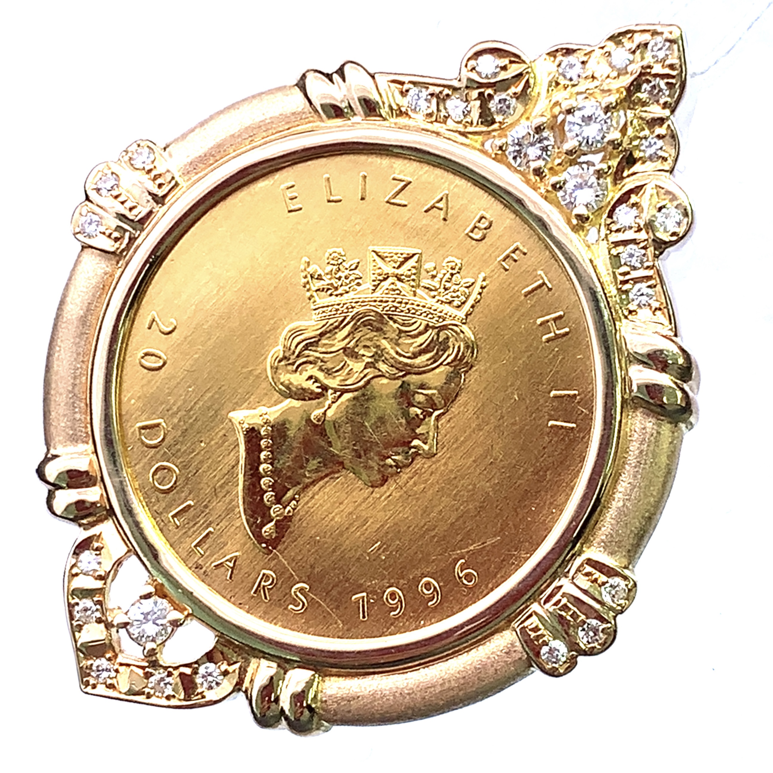 楽天市場】メープル金貨 カナダ エリザベス女王 1996年 K18/24 純金
