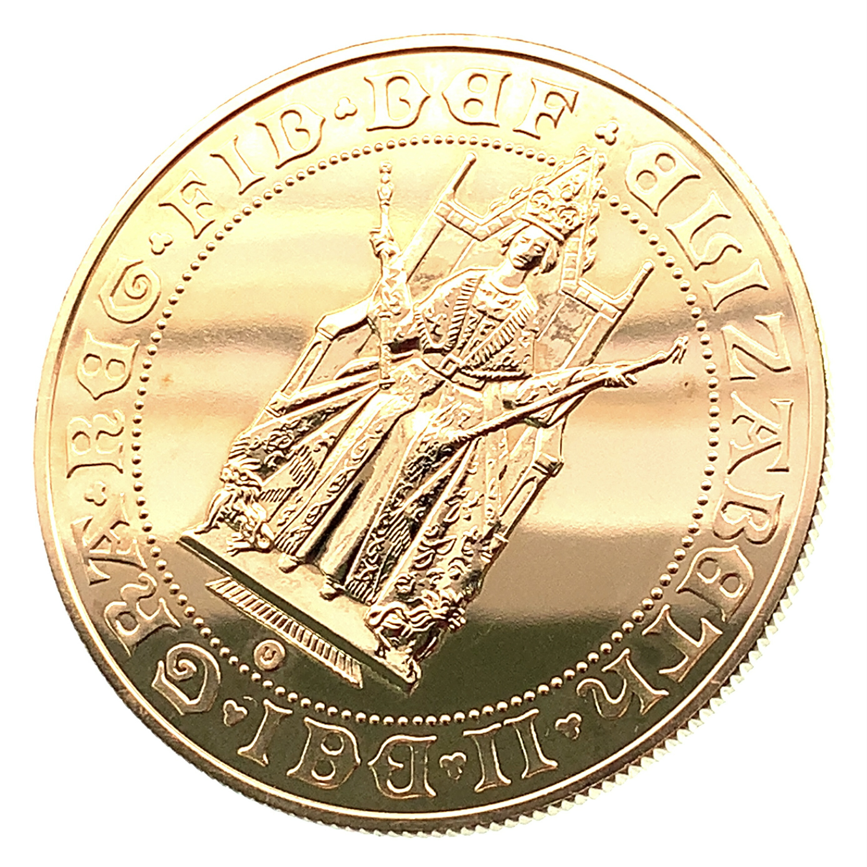 1989 ソブリン金貨 発行500周年記念 イギリス 40g 22金 コイン イエローゴールド コレクション Gold 美品