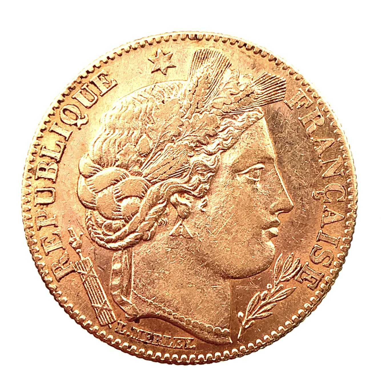 楽天市場】フランス ルイ18世 20フラン金貨 1817年 6.4g K21.6