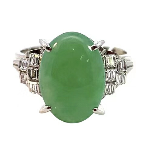 楽天市場】【ジュエリー】 Pt900 プラチナ 翡翠 ヒスイ ひすい