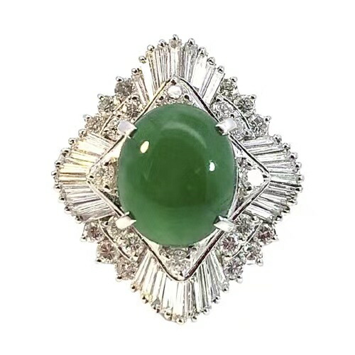 楽天市場】【ジュエリー】 Pt900 プラチナ 翡翠 ヒスイ ひすい