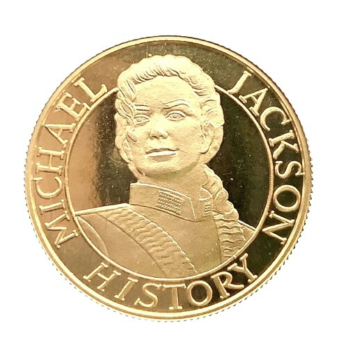 マイケルジャクソン 記念金貨 1997年 5g  K24 純金 イエローゴールド コレクション Gold