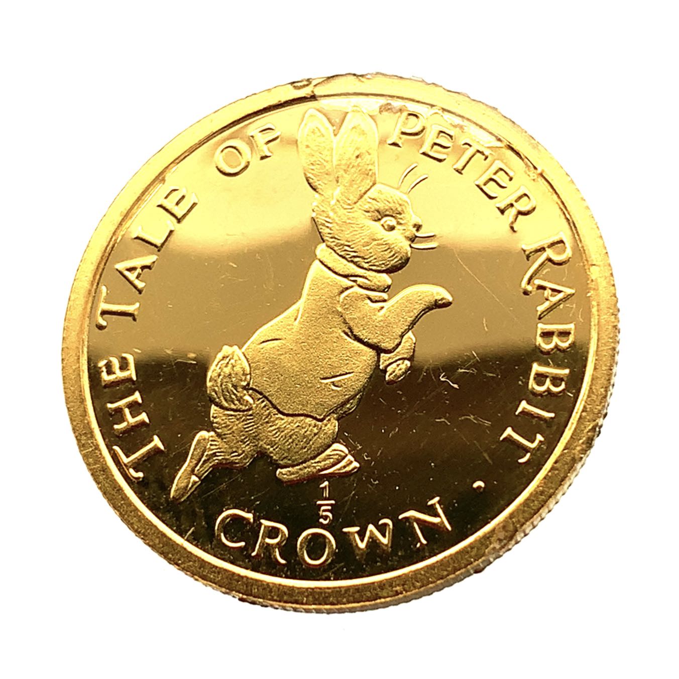 ピーターラビット金貨 ジブラルタル エリザベス女王 1/5オンス 1995年 6.2g 24金 純金 イエローゴールド コレクション Gold