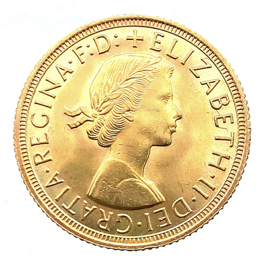 エリザベス二世 ヤングヘッド金貨 聖ジョージ竜退治 金位917 1962年 7.9g イエローゴールド コイン GOLD コレクション 美品