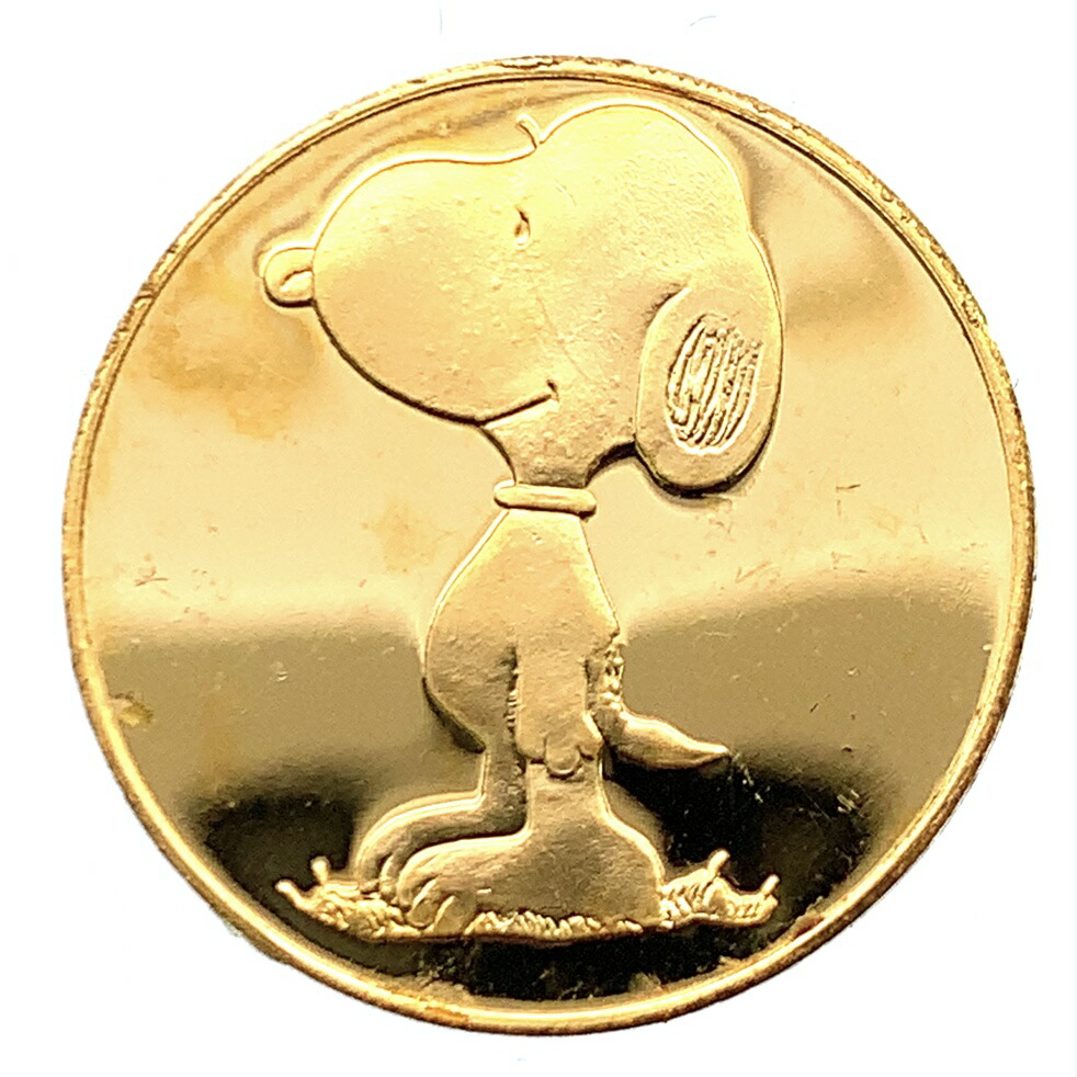 スヌーピー金貨  3.1g 24金 純金 イエローゴールド コレクション Gold