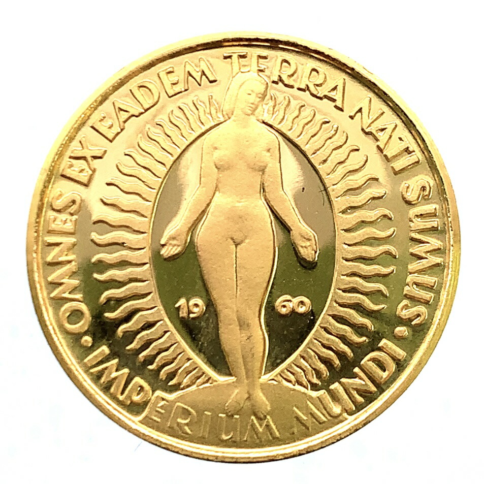 ドイツ 金貨 1960年 3.47g K21.6 イエローゴールド コイン GOLD コレクション 美品