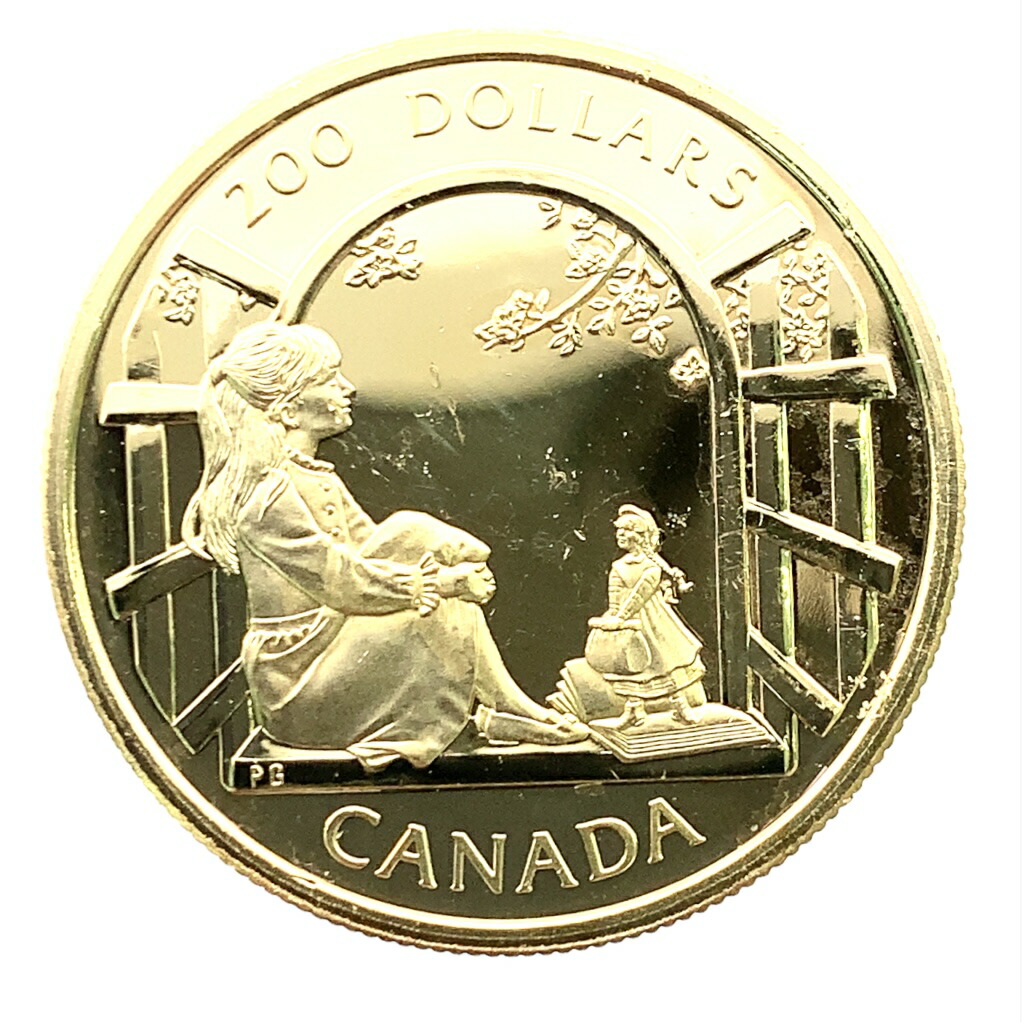 カナダ 金貨 赤毛のアン 1994年 17g 22金 コイン イエローゴールド コレクション Gold 美品