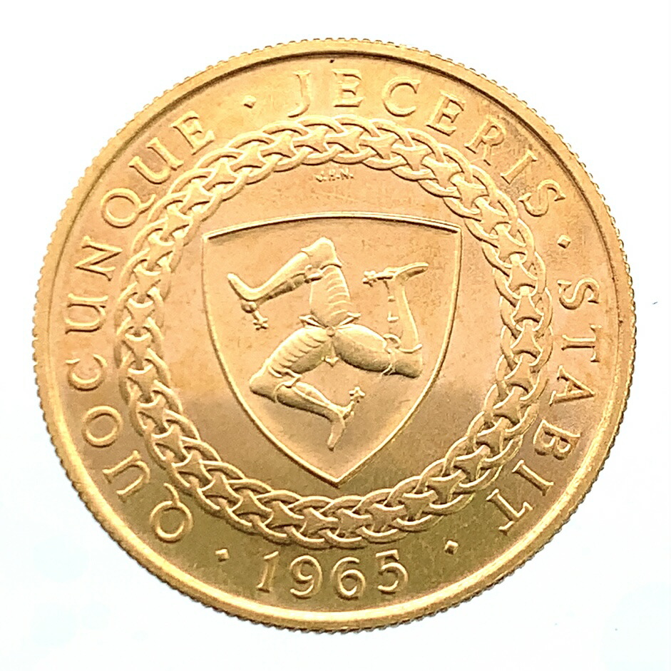美品 マン島金貨 1965年 4g K22 イエローゴールド コレクション Gold