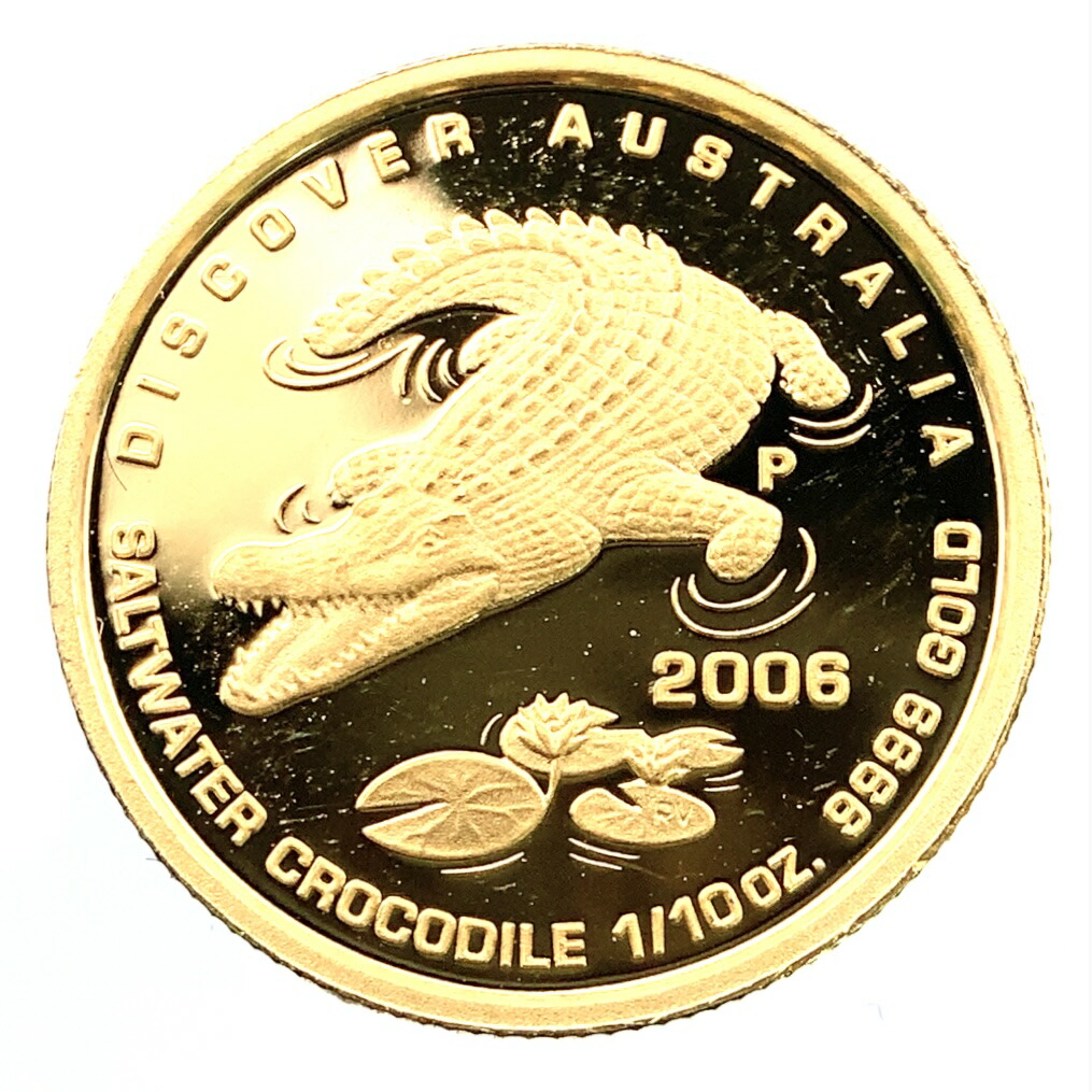ディスカバー オーストラリア金貨 イエローゴールド 2006年 3.1g 1/10オンス 純金コイン 24金 コレクション Gold