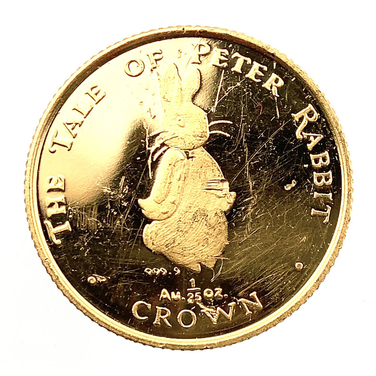 ピーターラビット金貨 エリザベス女王 ジブラルタル 1997年 1.2g 24金 純金 イエローゴールド コレクション Gold 44,850円