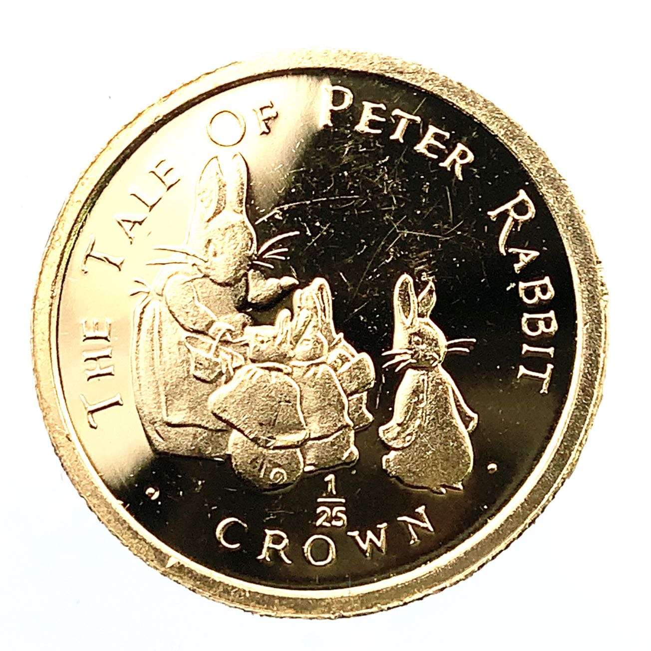 ピーターラビット金貨 ジブラルタル エリザベス女王 1/25オンス 1994年 1.2g 24金 純金 イエローゴールド コレクション Gold