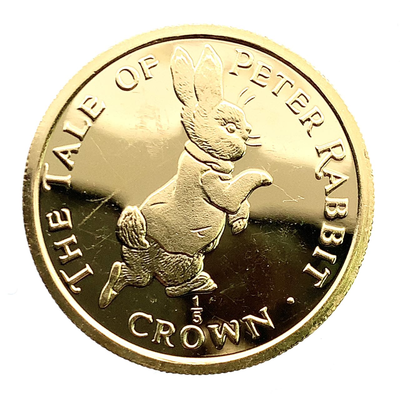 ピーターラビット金貨 ジブラルタル エリザベス女王 1/5オンス 1995年 6.2g 24金 純金 イエローゴールド コレクション Gold