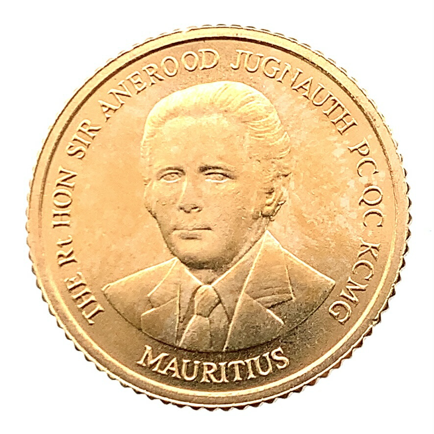 モーリシャス 金貨 1988年 3.4g 22金 イエローゴールド コレクション