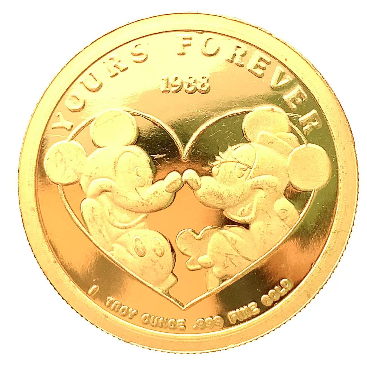 楽天市場】ディズニー金貨 ミッキー 24金 純金 1g コイン