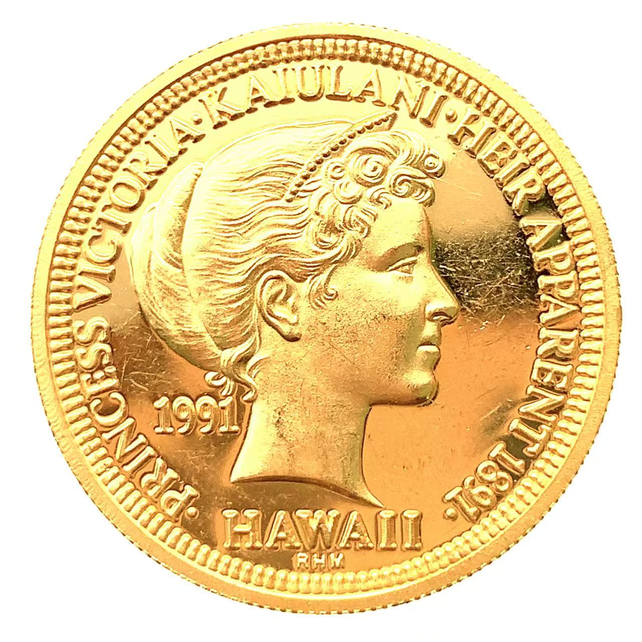 1991年ハワイ王国1/10オンス銀貨/PR70DCAM・PR69DCAM CoinArchives.com Search Results : hawaii