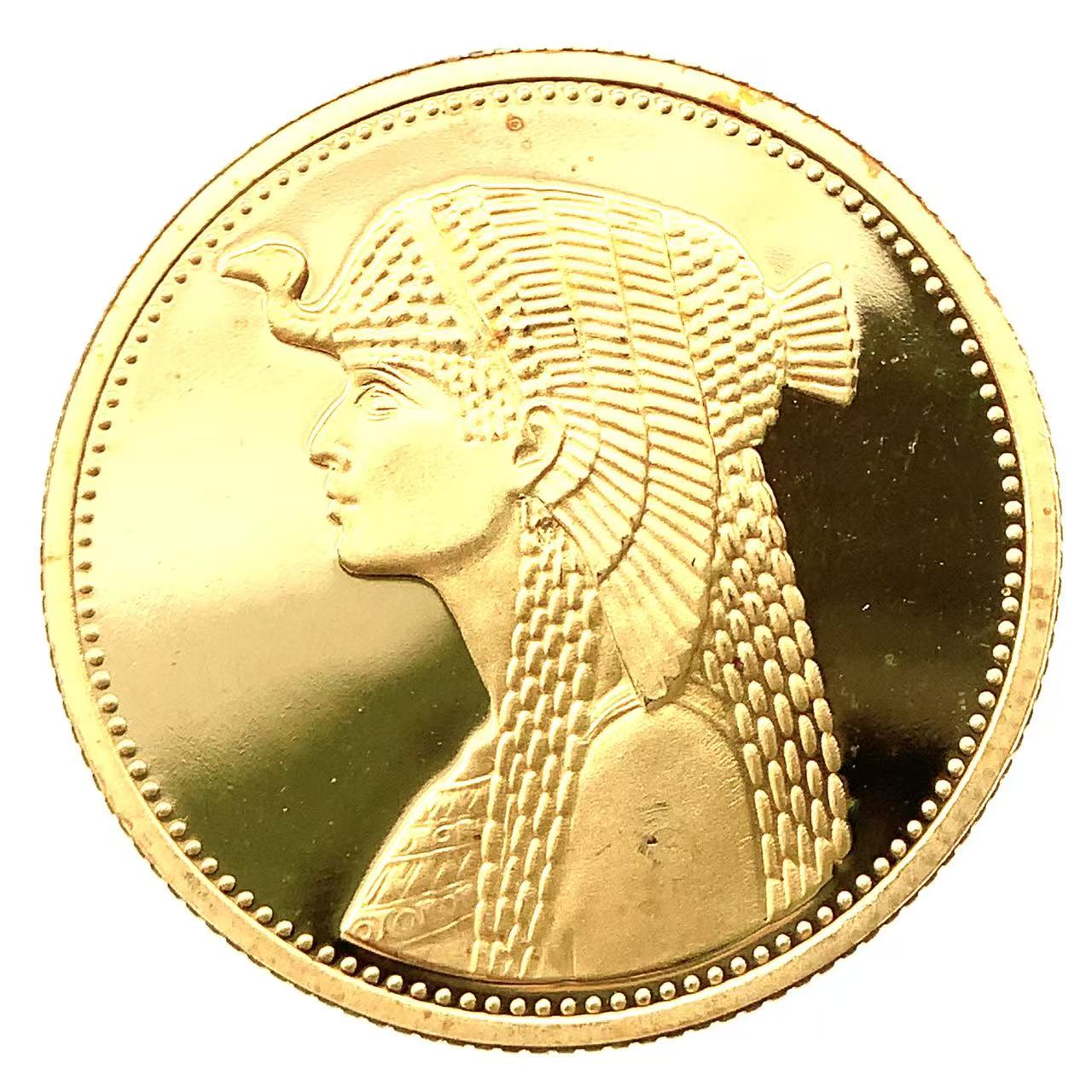 クレオパトラ金貨?エジプト 50ポンド 1993年 21.6金 8.4g イエローゴールド コレクション アンティークコイン Gold