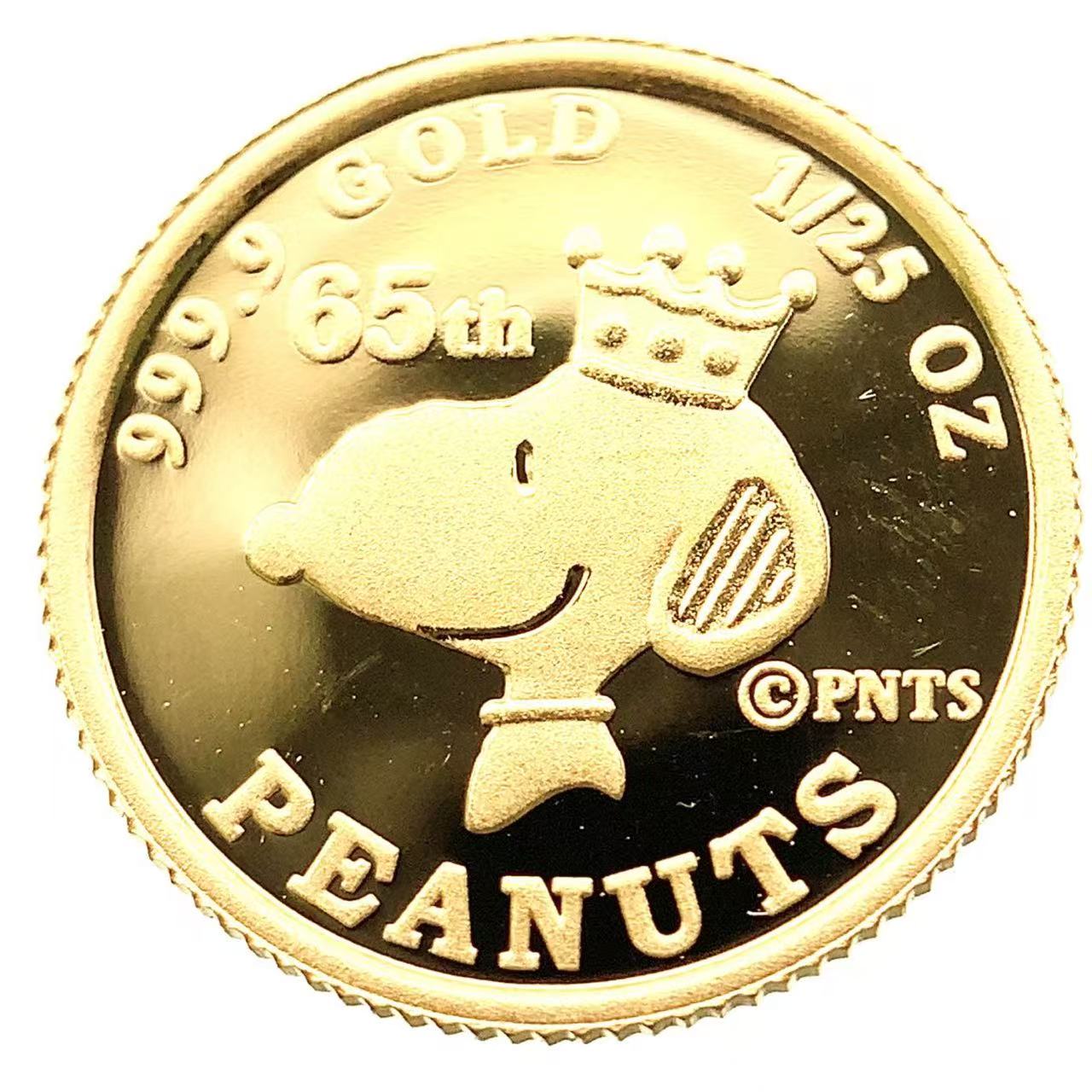 楽天市場】スヌーピー 2017 限定 金貨 K24 999.9 純金 1/20oz