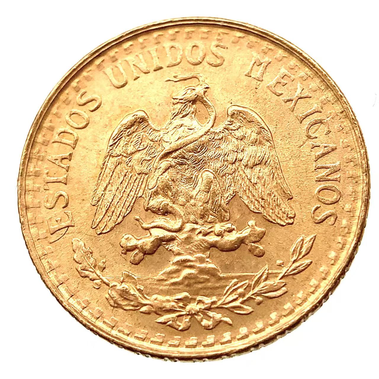 メキシコ 1945年 2.5ペソ金貨 楽天市場】メキシコ 2ペソ金貨 1945年 イーグル ドスコイン DOS