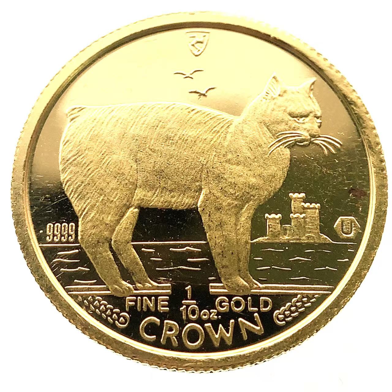 楽天市場】マン島金貨 エリザベス女王 猫 1/25オンス 1995年 1.2g K24