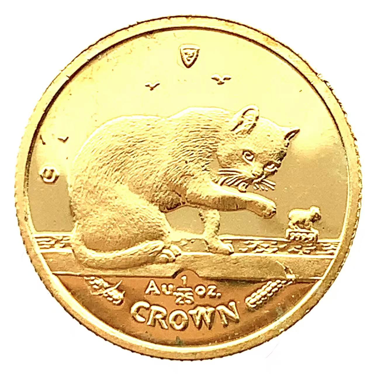 楽天市場】マン島キャット金貨 1/25oz 1991年 ペンダントトップ