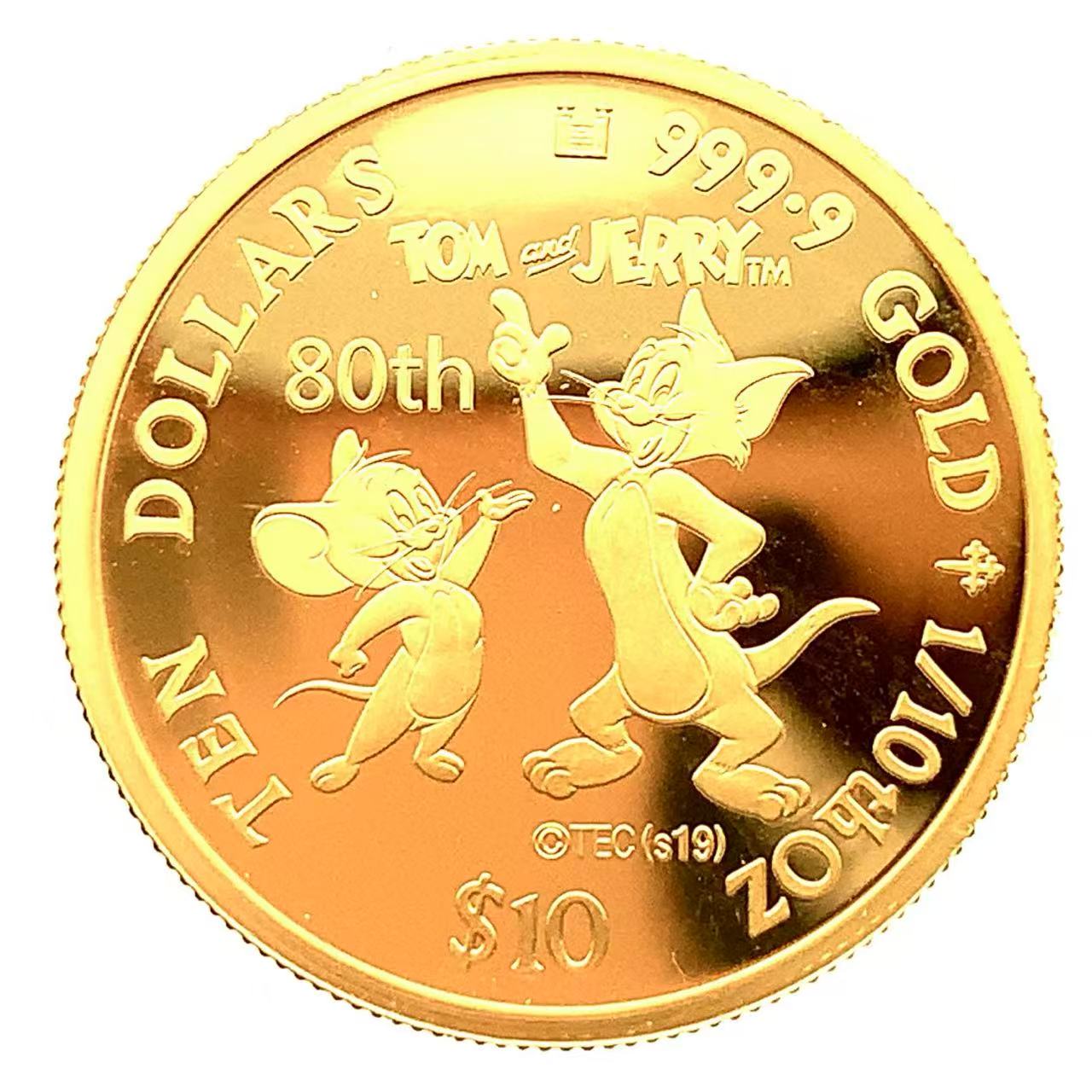 楽天市場】トムとジェリー（TOM and JERRY）☆80周年記念・純金コイン