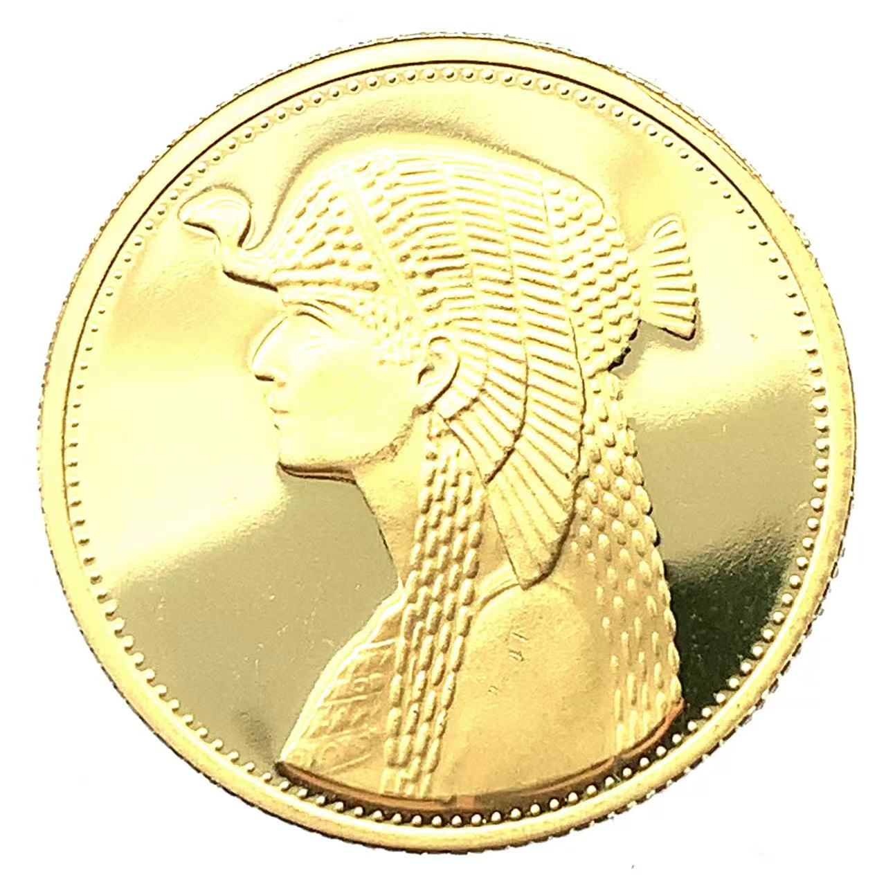 クレオパトラ金貨?エジプト 50ポンド 1993年 21.6金 8.4g ゴールド コレクション アンティークコイン Gold