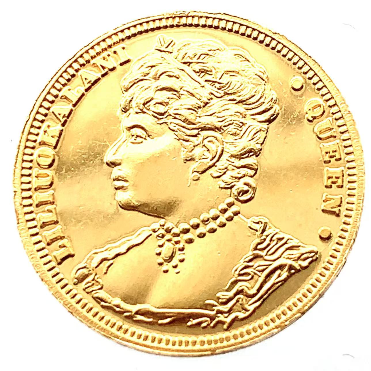 リリウオカラニ女王 ハワイ金貨 1990年 3.1g 1/10オンス 純金コイン 24金 コレクション Gold｜39宝飾販売店