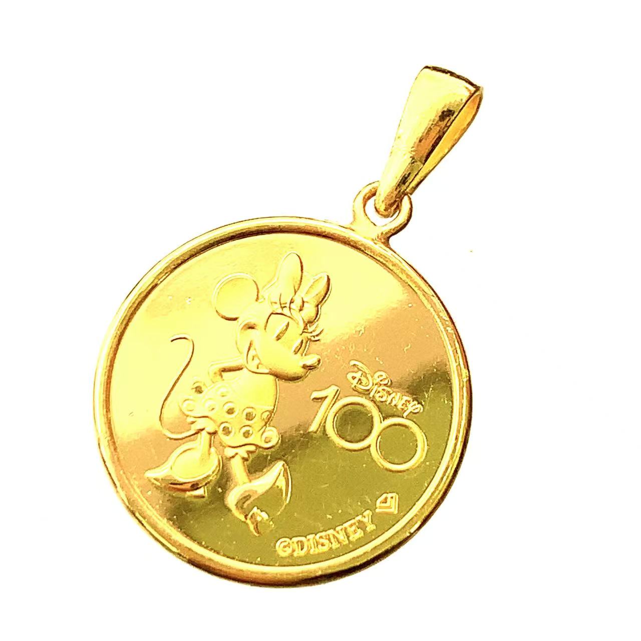 ディズニー ミッキー 金貨 ２g 純金999 1/20オンス ペンダントトップ コレクション