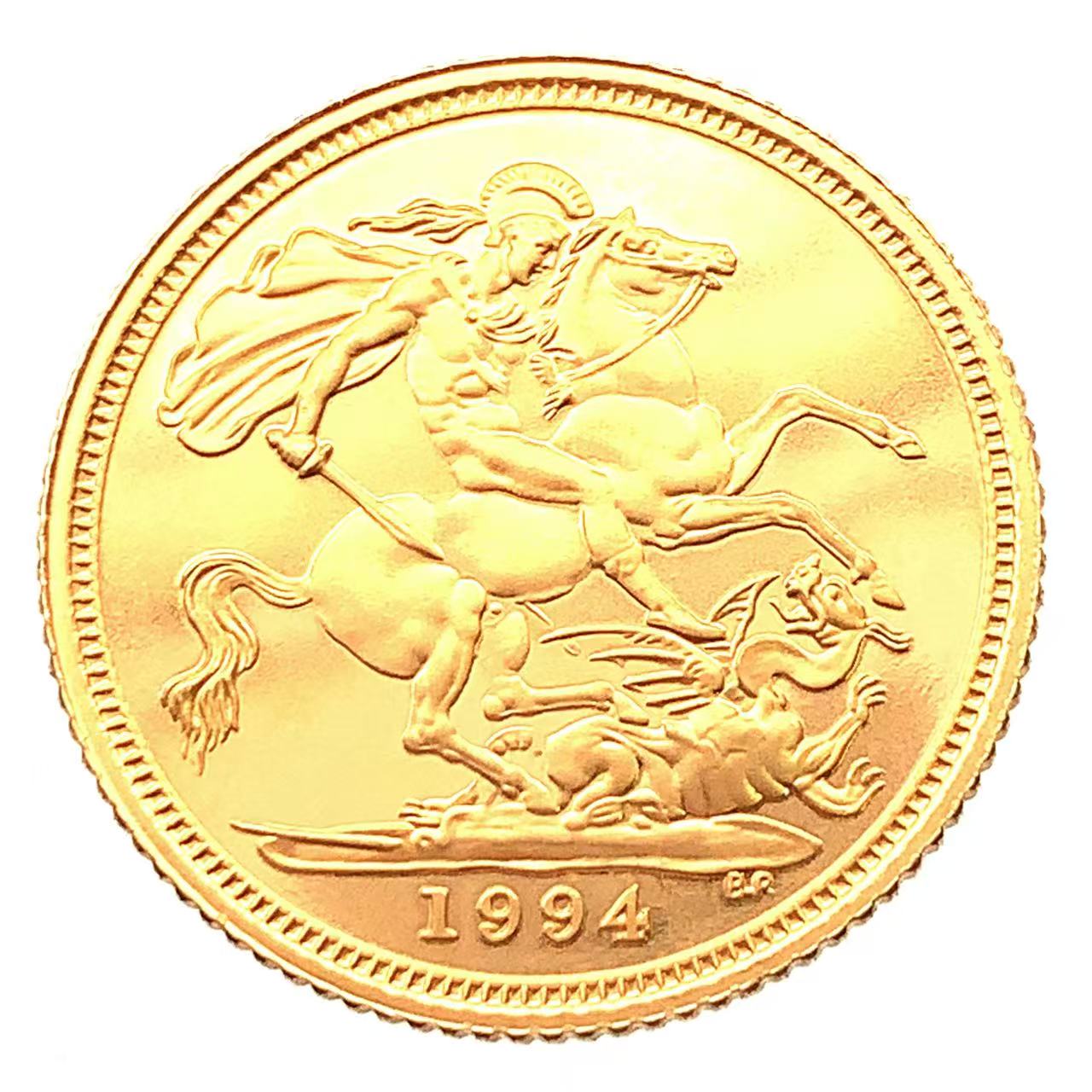 エリザベス2世 金貨 イギリス ソブリン 1994年 22金 3.9g コイン コレクション Gold｜39宝飾販売店