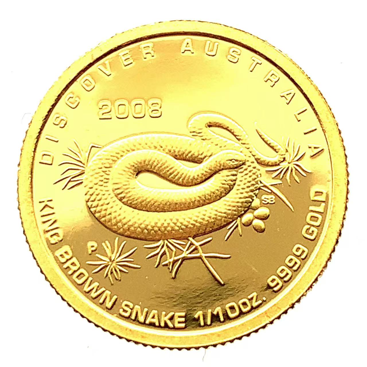 ディスカバー オーストラリア金貨 15ドル 2008年 3.1g 1/10オンス 純金コイン 24金 コレクション Gold 86,900円