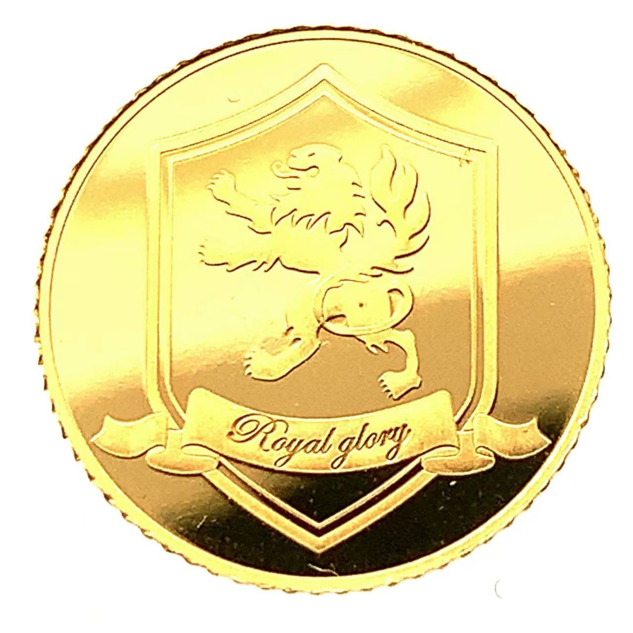 クラウン金貨 ライオン 24金 純金 1.2g 1/25オンス コイン コレクション Gold