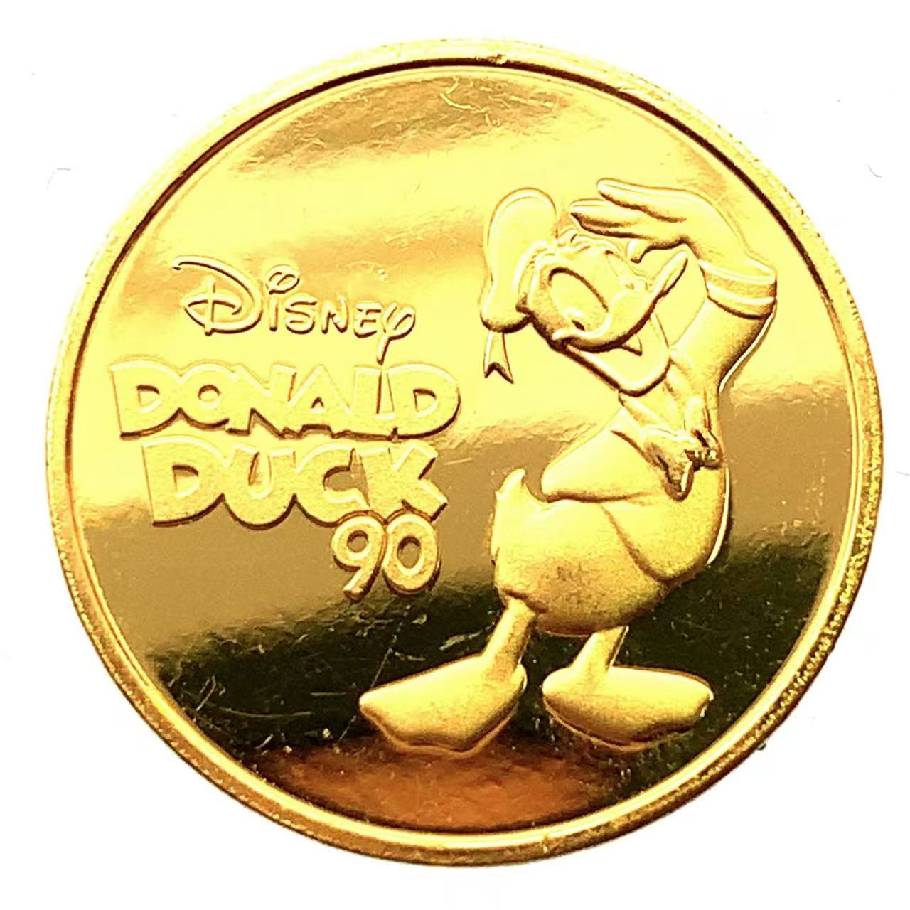 ディズニー金貨 ドナルドダック 24金 純金 3.1g コイン コレクション Gold