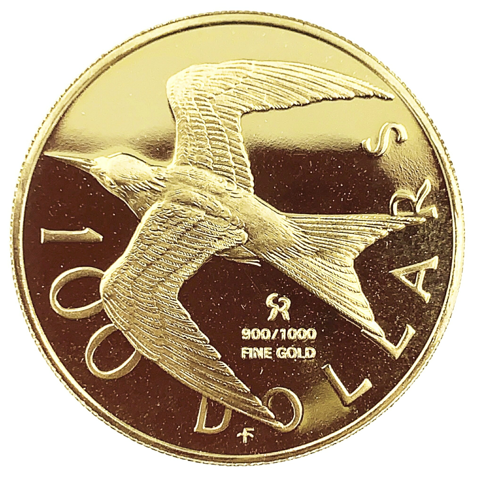 イギリス領バージン諸島金貨 エリザベス女王 1975年 7.1g K21.6 コレクション Gold 120,000円