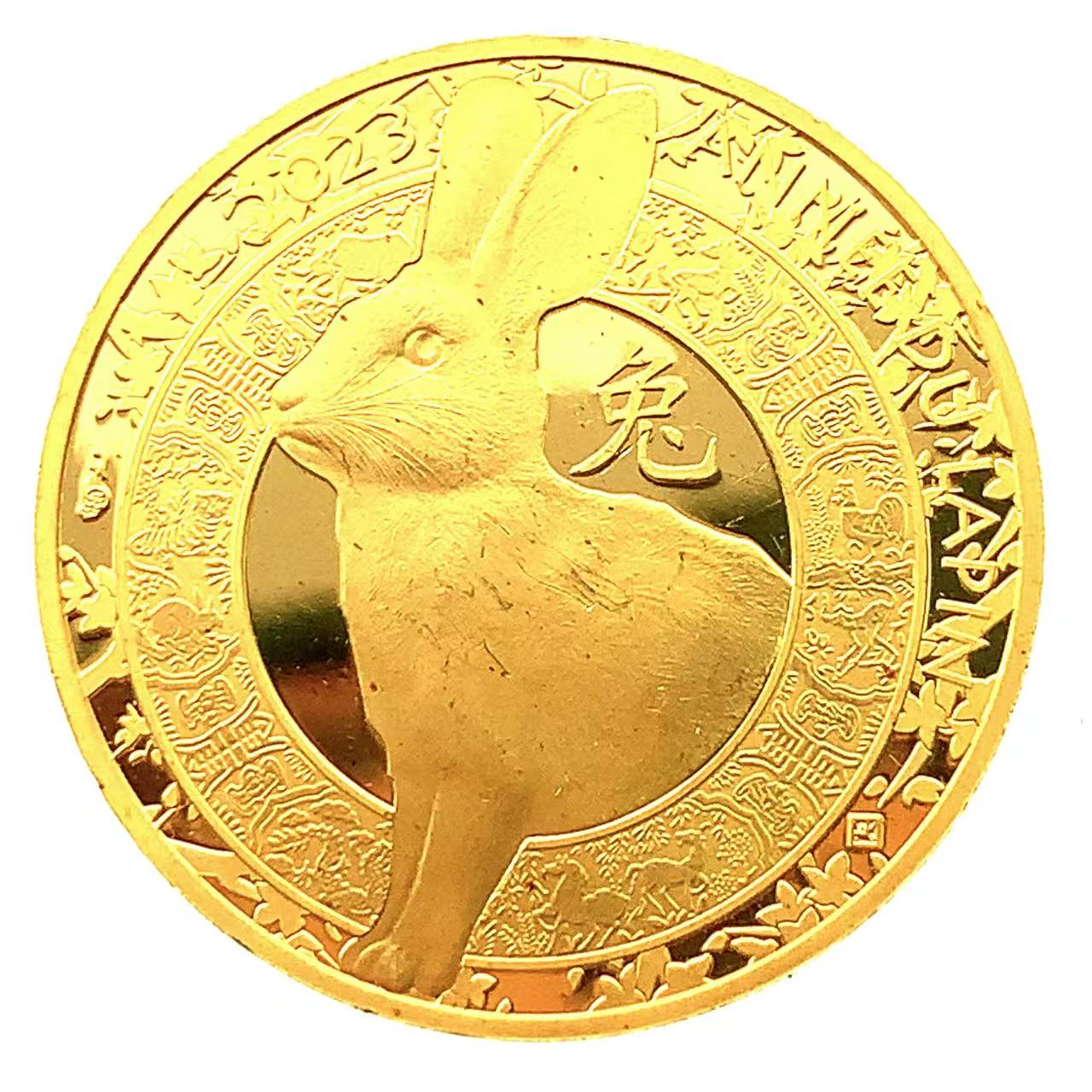 2023年 フランス ウサギ金貨 純金 24金 7.7g コイン コレクション