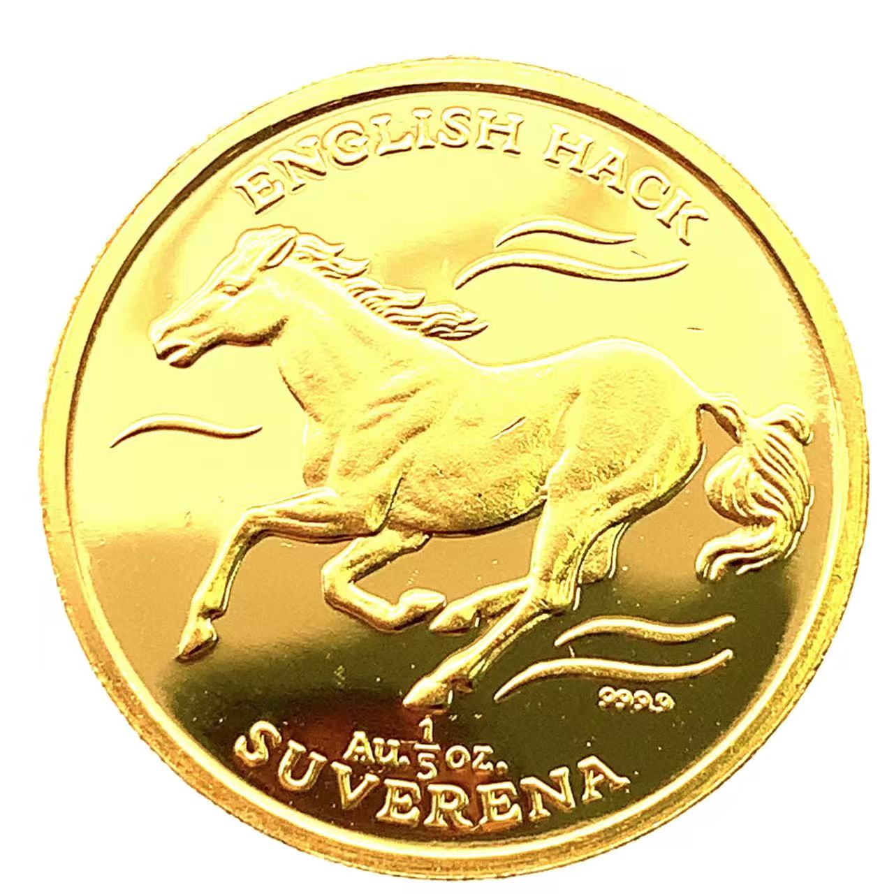 馬 金貨 ボスニア・ヘルツェゴビナ 1995年 6.2g 純金 K24 1/5オンス コイン コレクション 美品