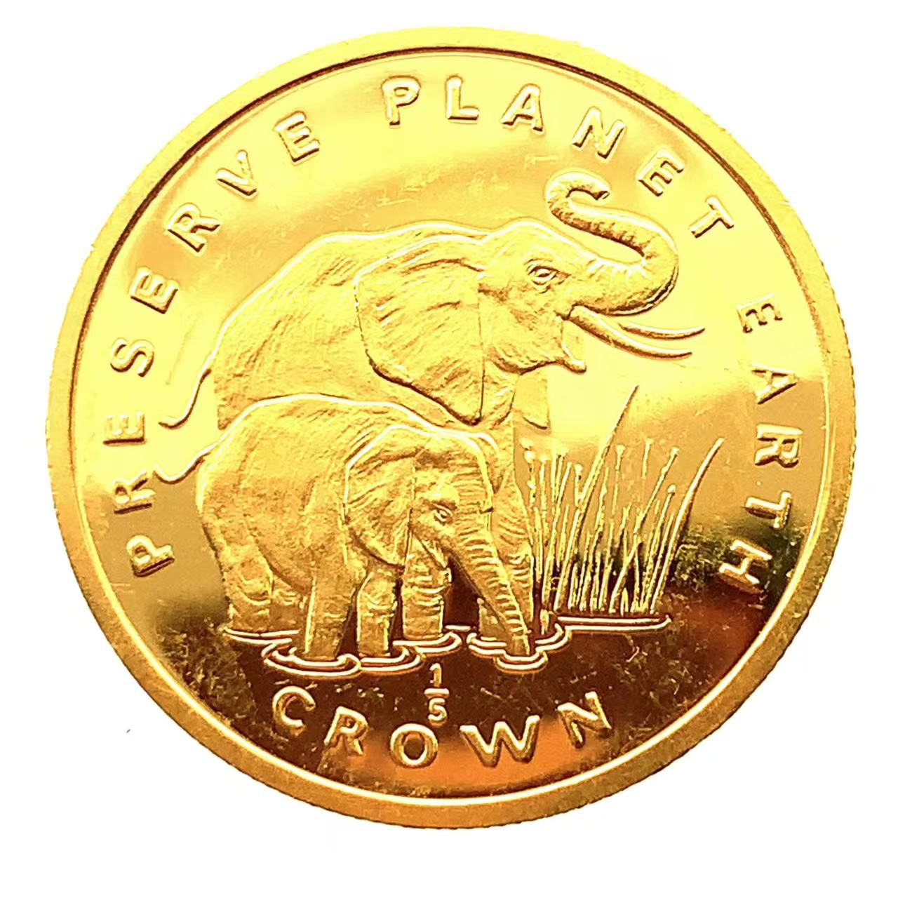 ぞう 金貨 エリザベス女王 ジブラルタル 1994年 1/5オンス 6.2g 24金 純金 コレクション Gold|39宝飾販売店