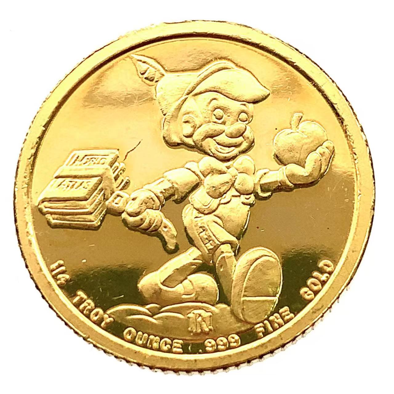 Disney ディズニー金貨 ピノッキオ 24金 純金 7.7g コイン コレクション Gold|39宝飾販売店