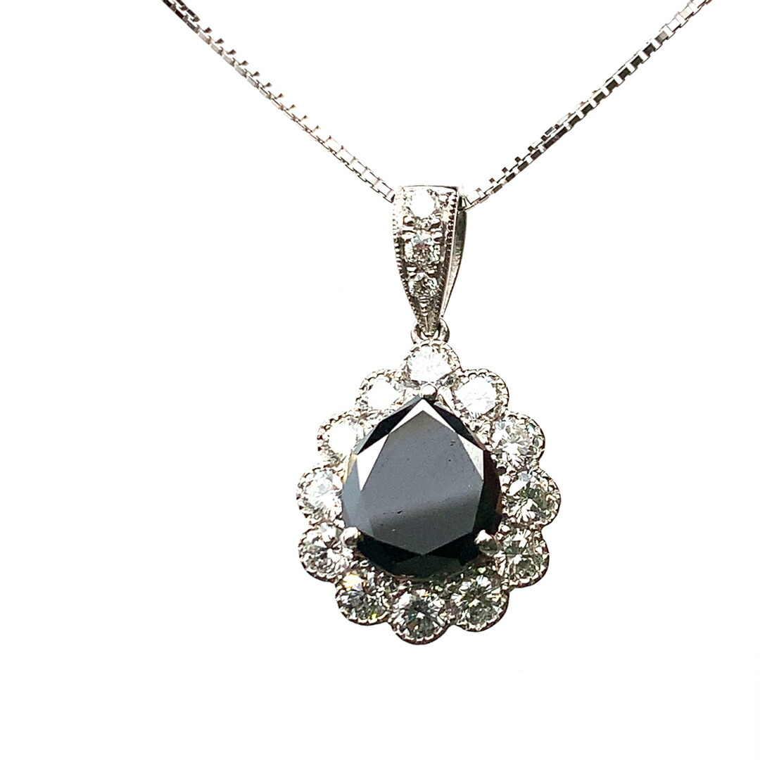 楽天市場】K18 ブラックダイヤモンド 0.5ct ダイヤモンド