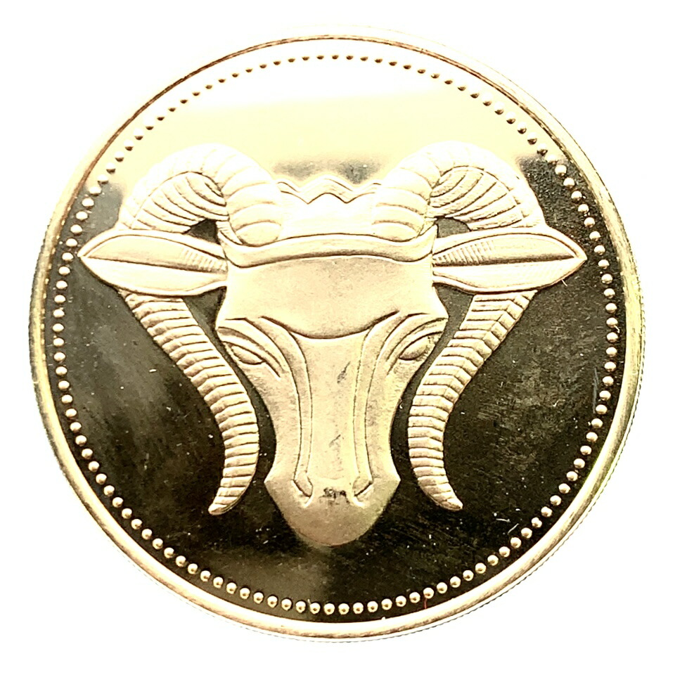 ゴールデン・ラム 100ポンド金貨 エジプト 1987年 21.6金 17.5g イエローゴールド コレクション アンティークコイン Gold