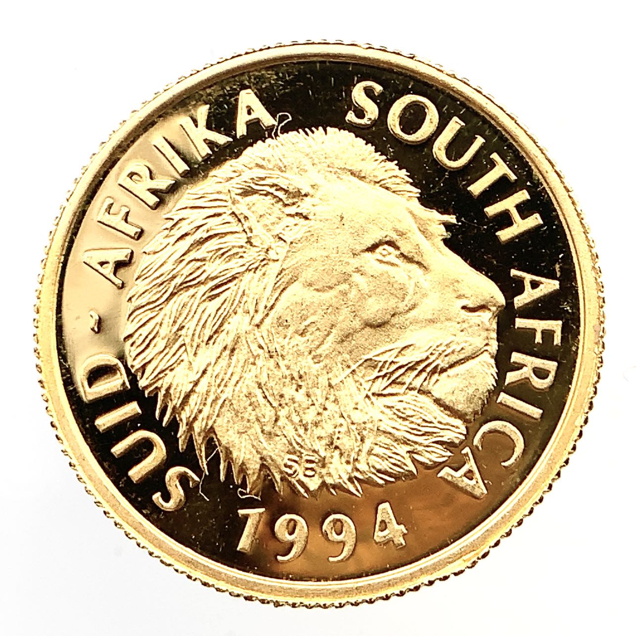 ライオン金貨 南アフリカ 1994年 K24 純金 3.2g コイン 1/25オンス イエローゴールド コレクション Gold