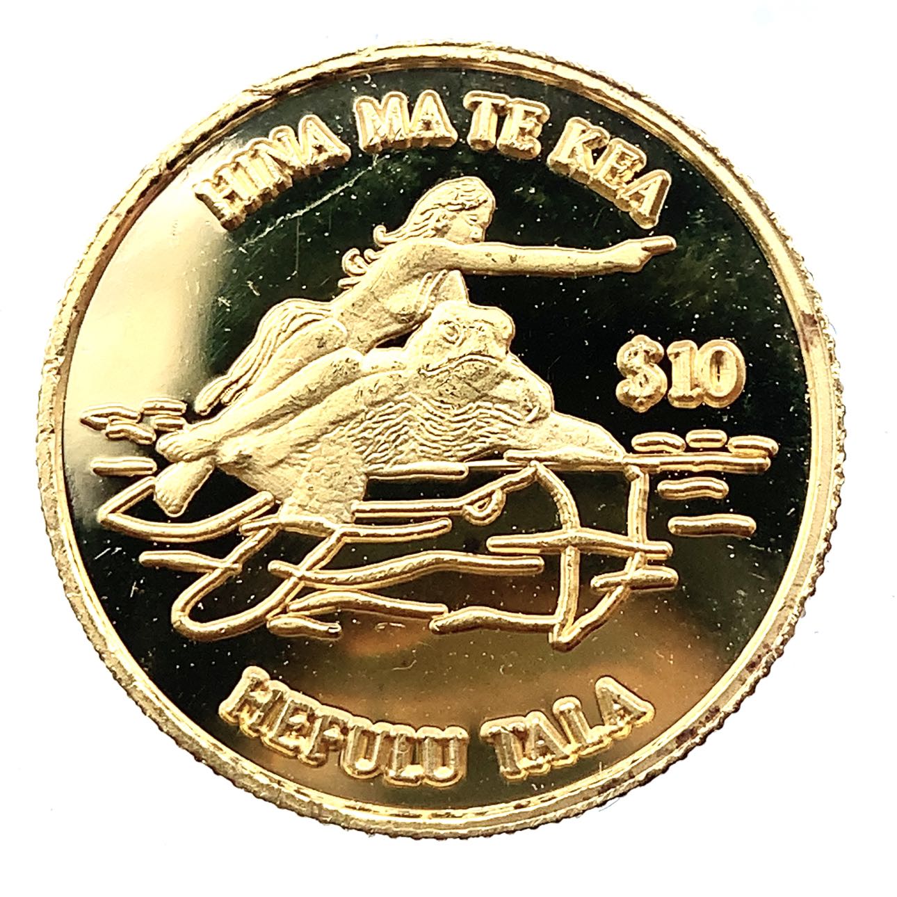 トケラウ金貨 エリザベス女王 イエローゴールド 純金 24金 1999年 1.2g コレクション アンティークコイン