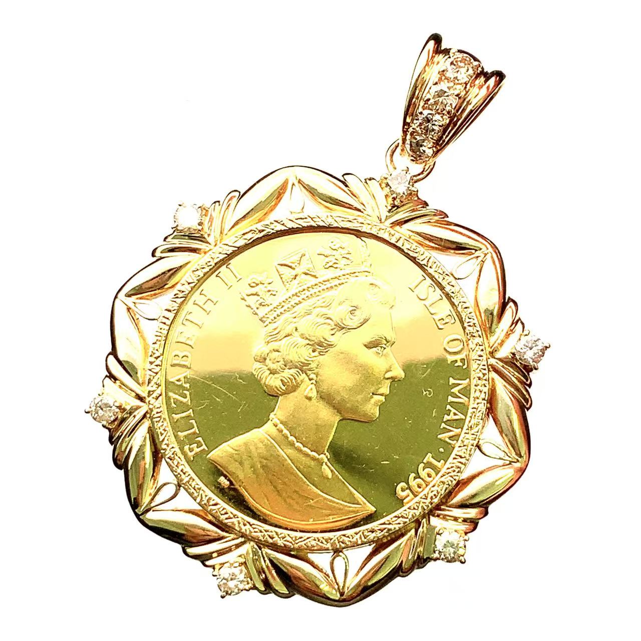 超大型100mm 2013年 英国 エリザベス2世 コロネーション 金メッキ銅貨 超大型100mm 2013年 英国 エリザベス2世 コロネーション