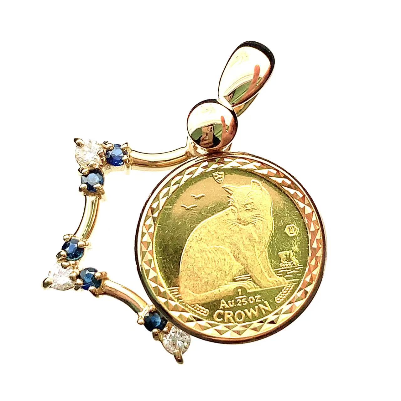 楽天市場】ツバル金貨 猫 エリザベス女王二世 2022年 K18/24