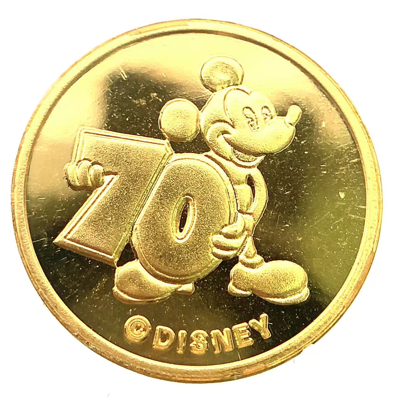 ディズニー金貨 ミッキー K24 純金 2.5g イエローゴールド コイン コレクション GOLD