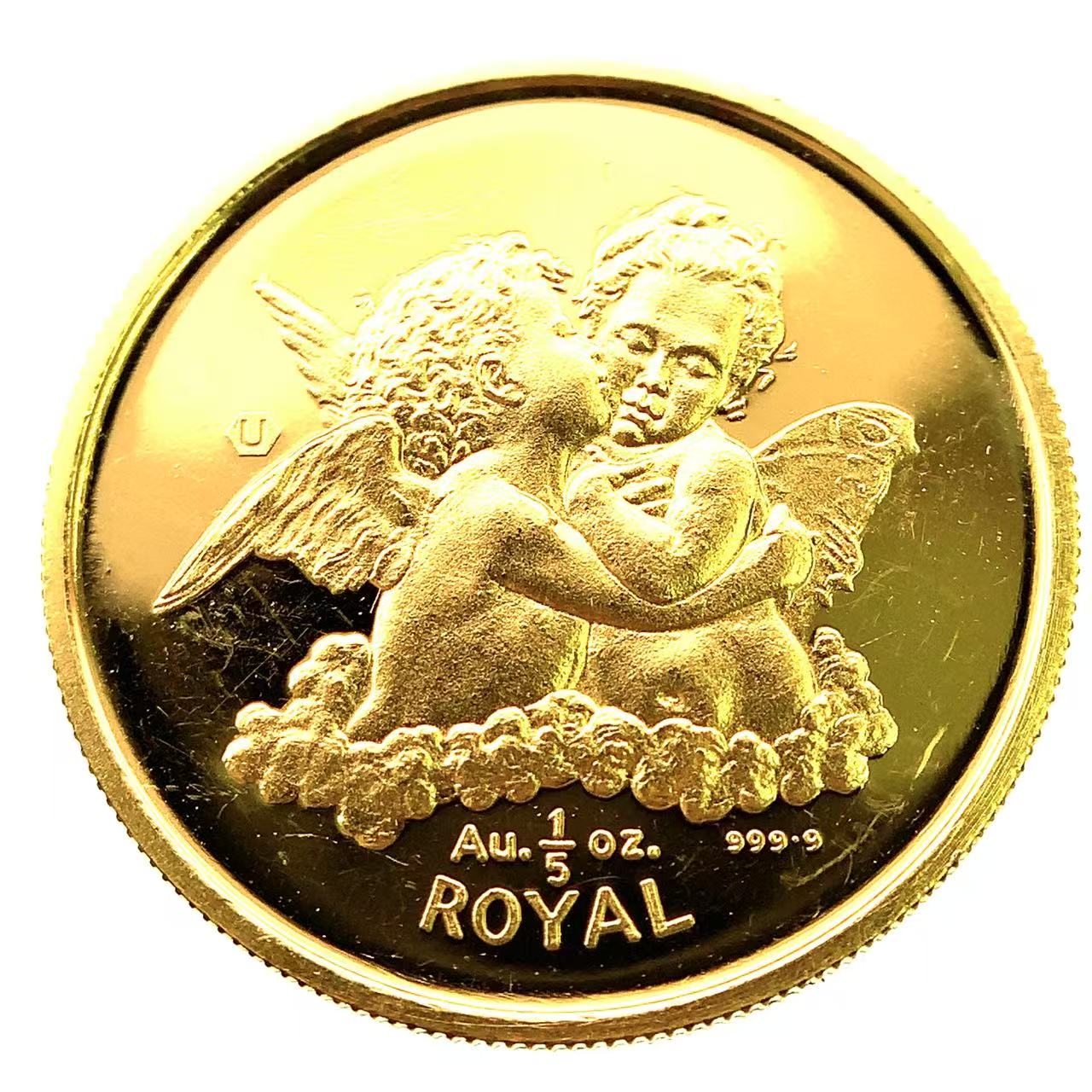 楽天市場】天使金貨 エンジェル マン島 1989年 1.7g 22金
