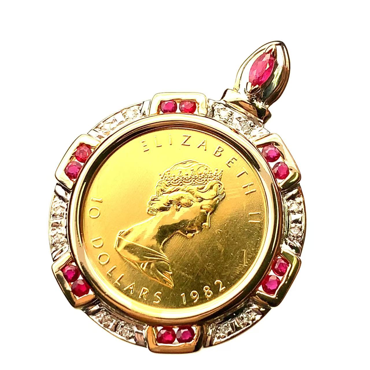 メイプルリーフ　金貨　1/10 オンス　エリザベス女王 楽天市場】メイプルリーフ金貨 1/10oz ランダムイヤー メープル