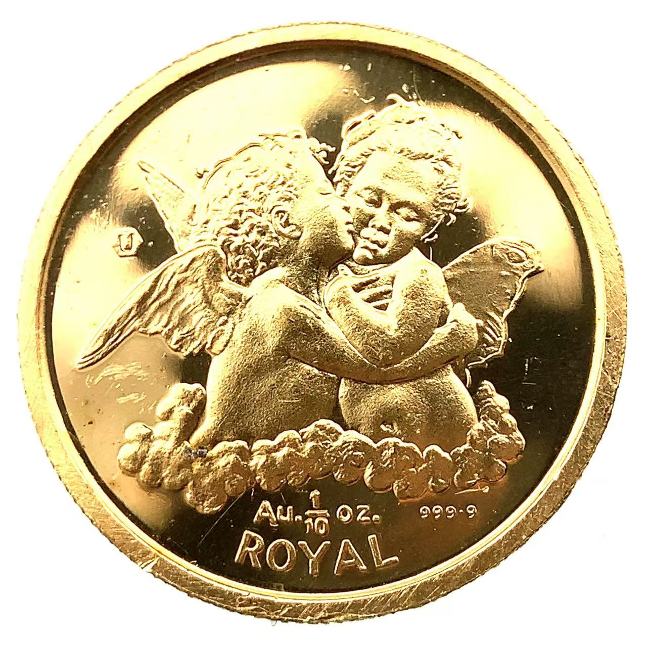 マン島　エンジェル天使　金貨 楽天市場】天使金貨 エンジェル マン島 1989年 1.7g 22金