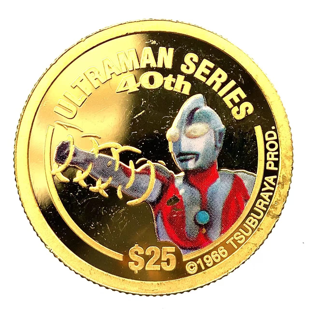 ウルトラマン金貨 ツバル 2006年 24金 7.7g コイン カラーコイン イエローゴールド コレクション Gold